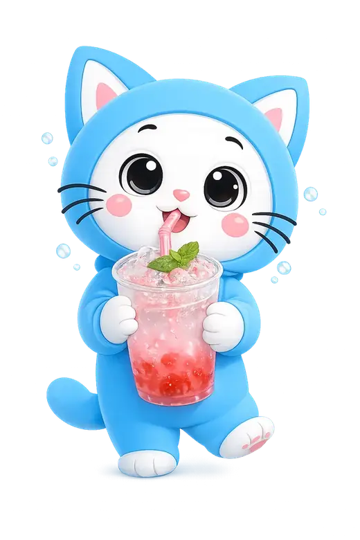 Soda mây hồng